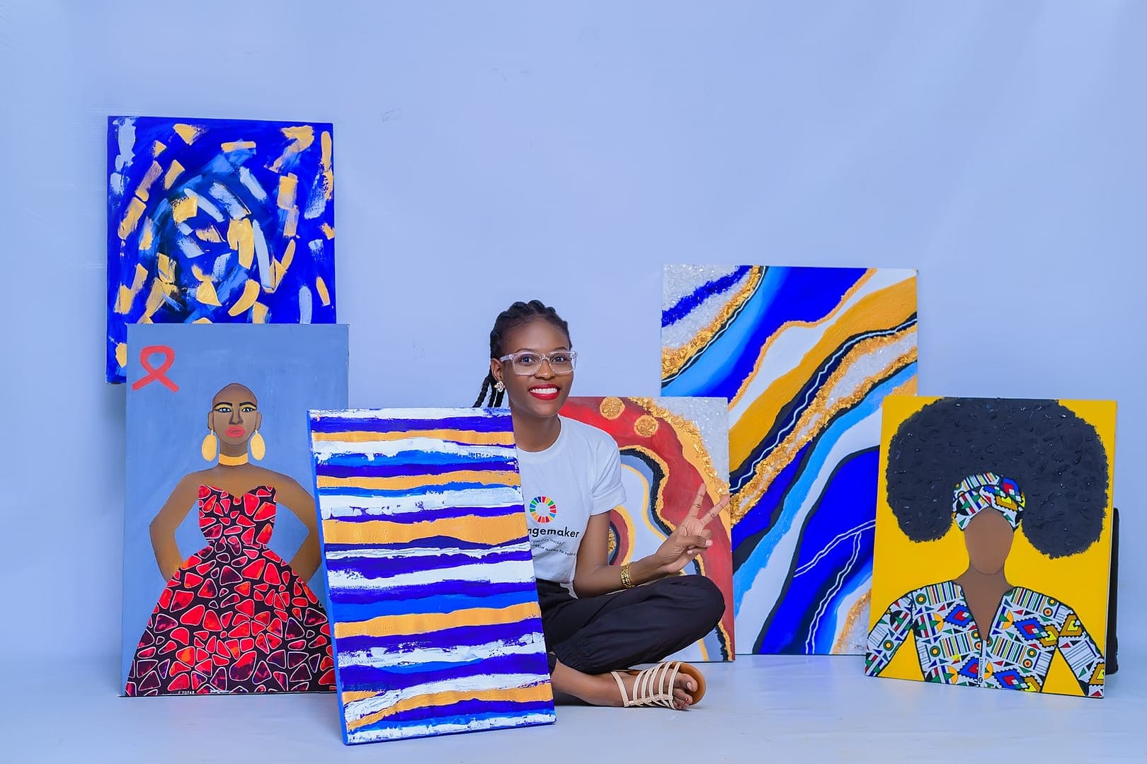 This 25-Year-Old Artist is Using Art To Build A Cancer Aid Fund For Nigerians