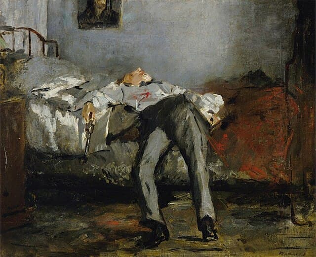 douard_Manet_-_Le_Suicidé_(ca._1877)
