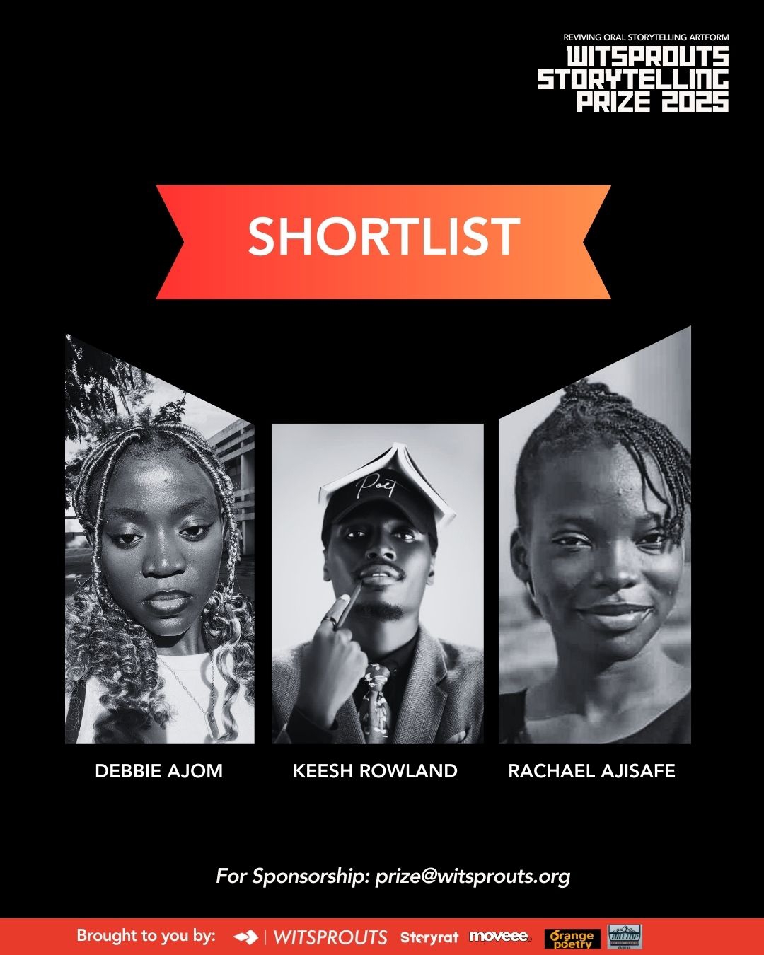 Shortlist Announced for Witsprouts Storytelling Prize 2025